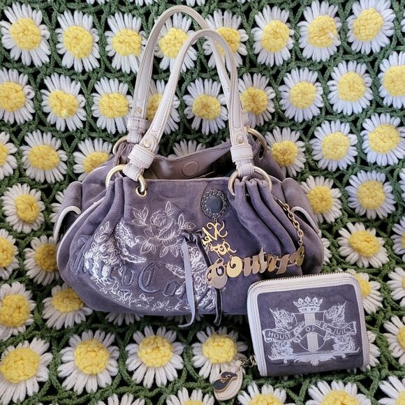 Juicy Couture Handbags - Juicy Couture "Live for Couture" Hobo Bag + Wallet
